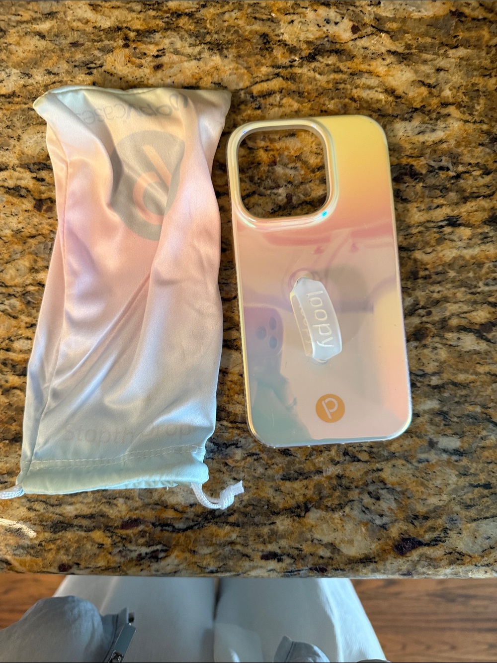 14pro righty aura rainbow phone case loopy